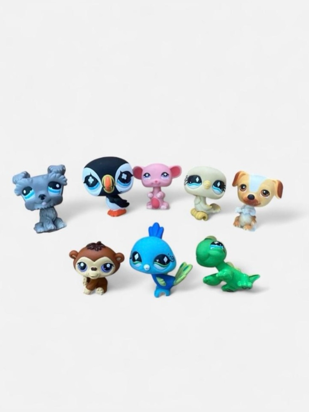 Y2k Littlest Pet Shop Bundle of 8 Pets